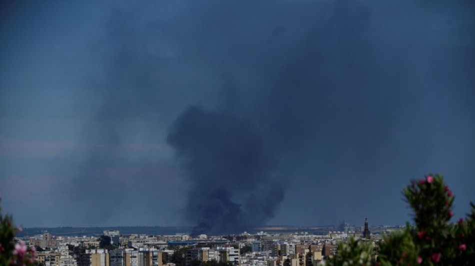 Piden confinarse a casi 80.000 vecinos del sur de Espa&ntilde;a por un incendio en una nave de productos qu&iacute;micos