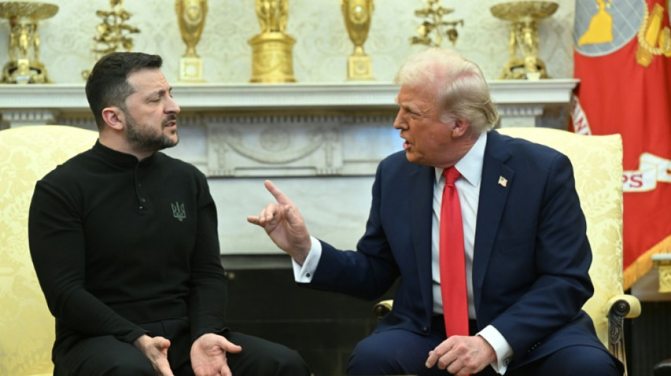 Zelensky returns to site of stunning Oval Office shouting match