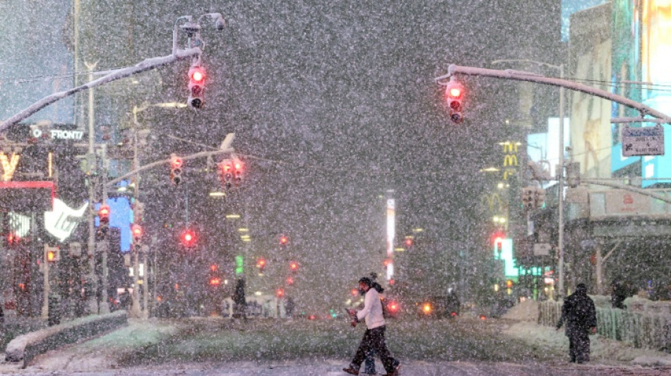 New York orders citywide travel ban as major storm hits US