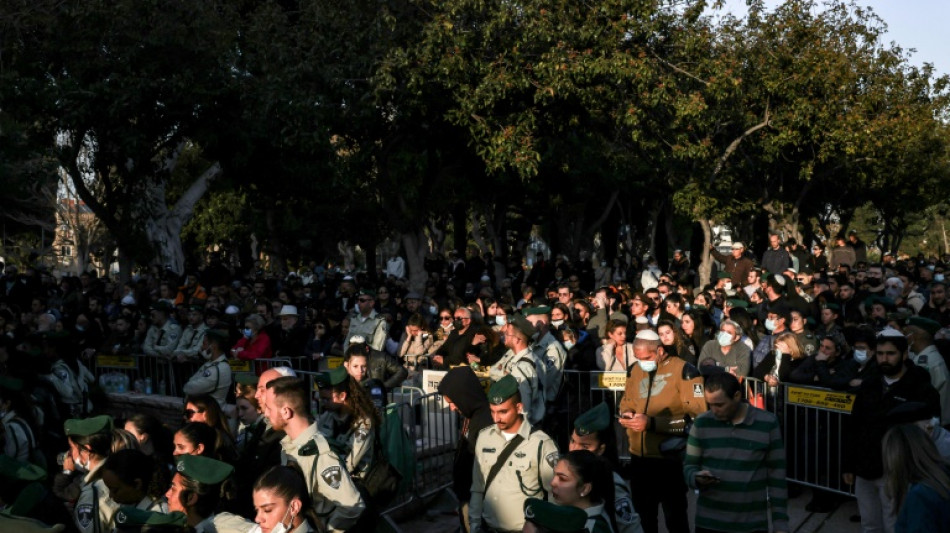 Funerales de polic&iacute;as muertos en un ataque del grupo EI en Israel
