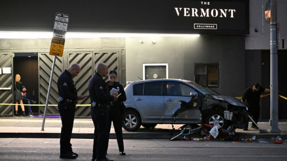 Driver charged after plowing into Los Angeles nightclub crowd, injuring 30