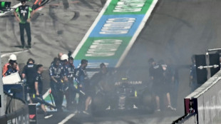 Austrian GP delayed after Sainz' Williams catches fire