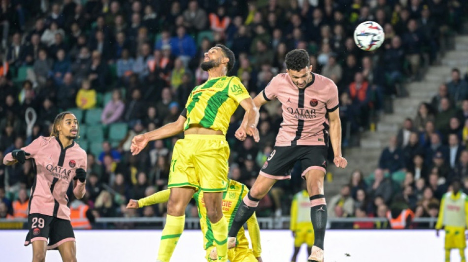 PSG draw with Nantes to stay unbeaten in Ligue 1