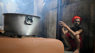 Los hombres santos del hinduismo, autorizados a estar desnudos en un templo nepal&eacute;s