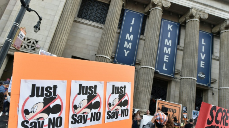 US comics slam 'censorship' after Kimmel pulled