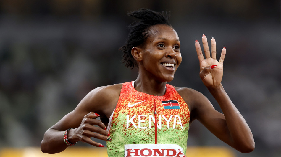 Mondiali atletica: Kipyegon regina dei 1500, Kerr oro nell'alto
