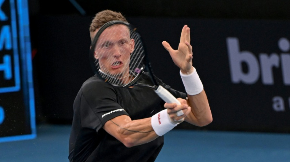 Defending Brisbane champion Lehecka wins tough opener