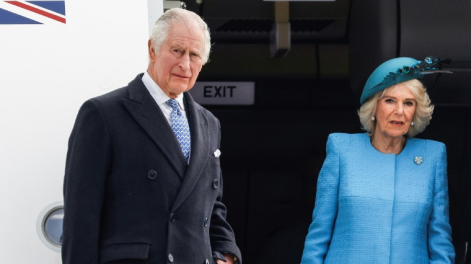 Britischer K&ouml;nig Charles III. und Ehefrau Camilla zu Staatsbesuch eingetroffen