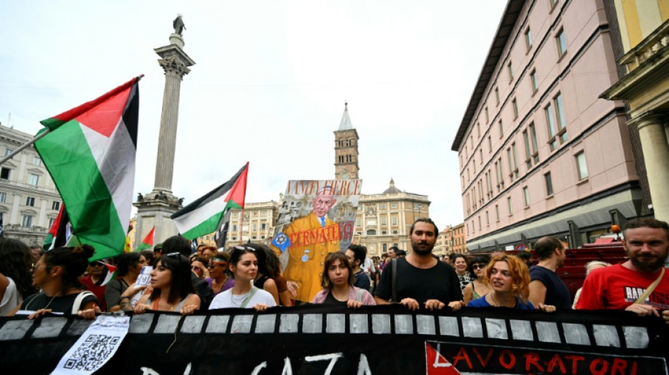 Gaza: dizaines de milliers de manifestants &agrave; travers l'Italie, heurts &agrave; Milan 