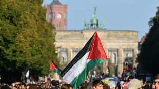 A Berlin, une foule appelle &agrave; la fin de la guerre &agrave; Gaza