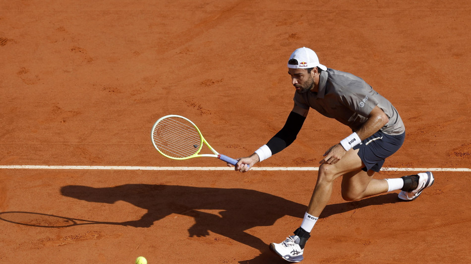 Internazionali:test per Berrettini, azzurro si allena con Sonego