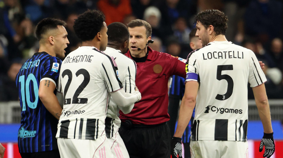 L'Inter si aggiudica il derby d'Italia con la Juve. Resta a +8 sul Milan in classifica