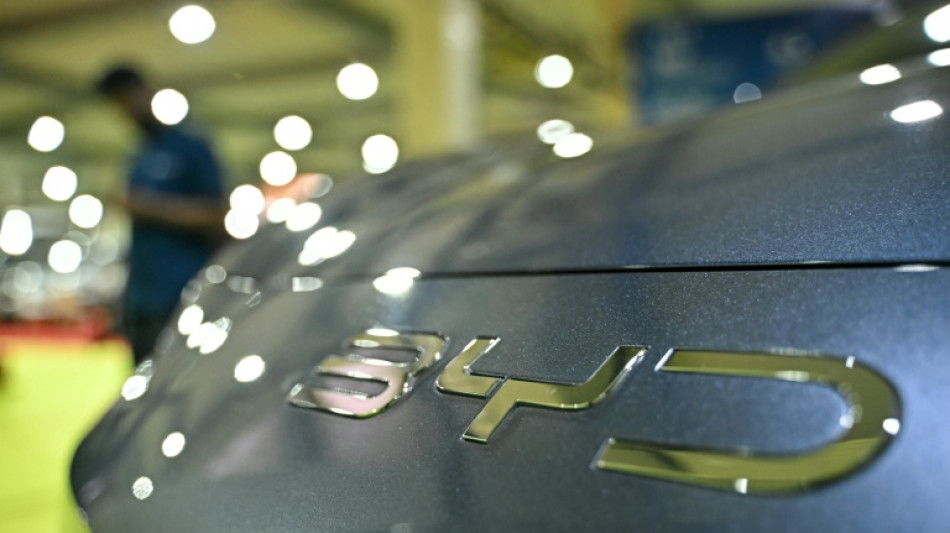 China's BYD logs record EV sales in 2025