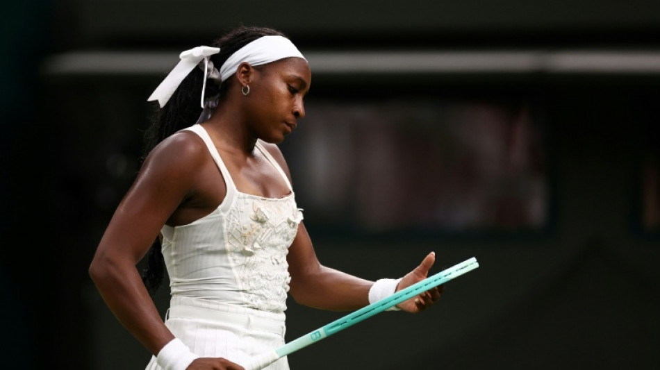 Gauff crashes out of Wimbledon on day of shocks