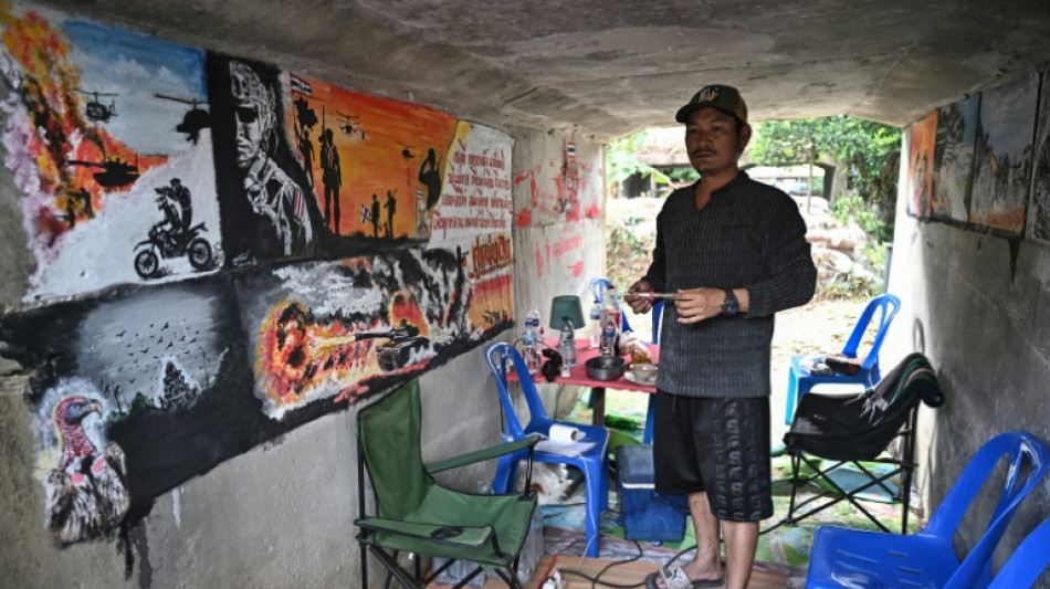 "La paix au milieu du chaos": un enseignant thaïlandais transforme les bunkers en fresques