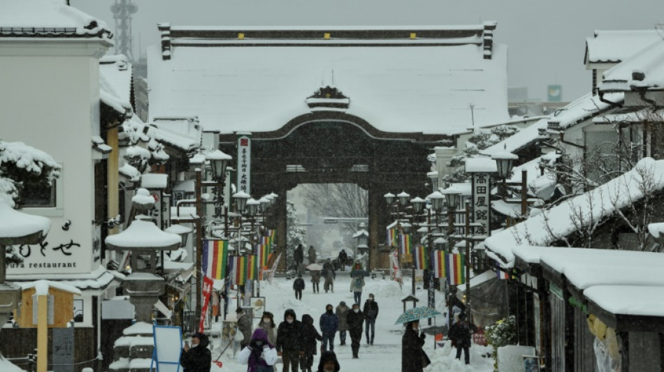Tormentas de nieve y fr&iacute;o excepcional en Jap&oacute;n