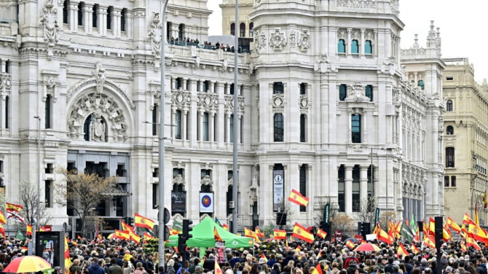 Miles de manifestantes contra el aumento del costo de la vida en Espa&ntilde;a

