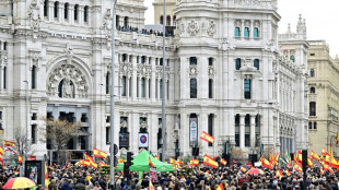 Miles de manifestantes contra el aumento del costo de la vida en Espa&ntilde;a
