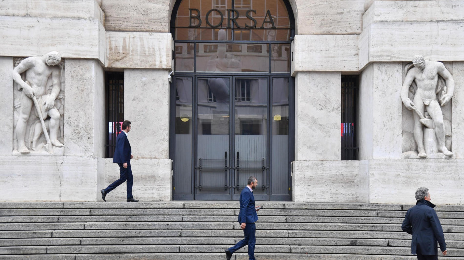Borsa: l'Europa resta in rosso sul finale, Milano 0,2%