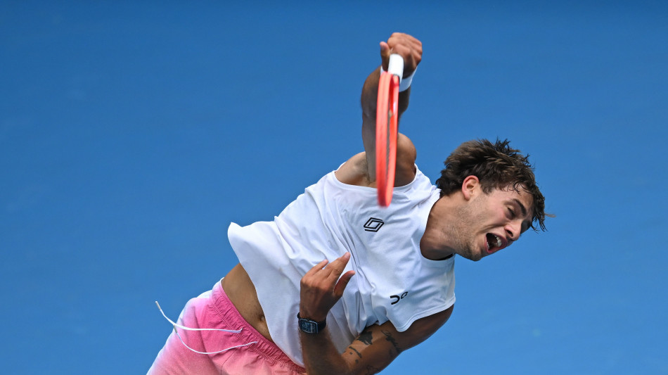 Australian Open: Cobolli subito fuori, il romano cede al britannico Fery in tre set