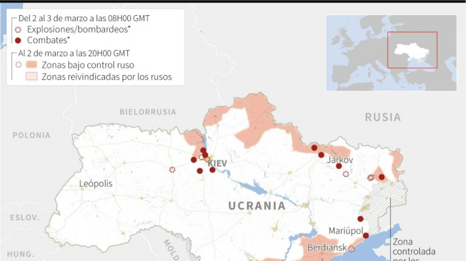 Putin dice que invasi&oacute;n de Ucrania avanza "seg&uacute;n lo planeado"