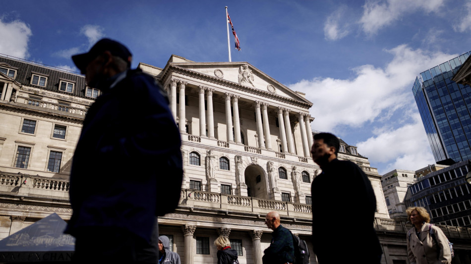 La Bank of England taglia i tassi al 4,25%