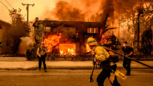 Les incendies d&eacute;vorent Los Angeles