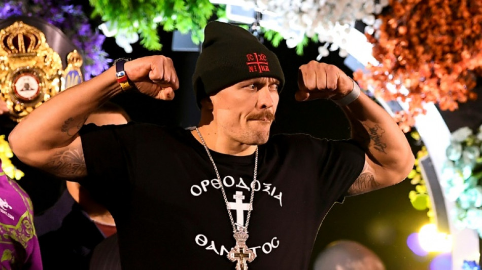 En el nombre del padre, Usyk seguir&aacute; en el ring por Ucrania (entrevista AFP)