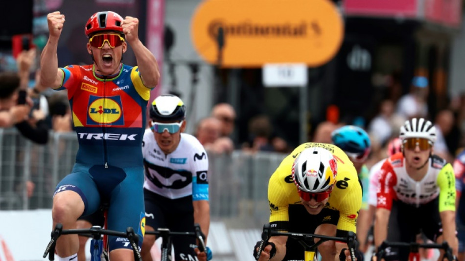 Pedersen wins opening stage of Giro d'Italia in Albania