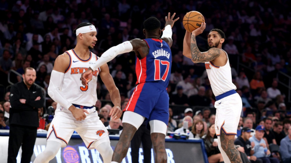 NBA: Schr&ouml;der und Pistons verlieren Spiel eins in New York