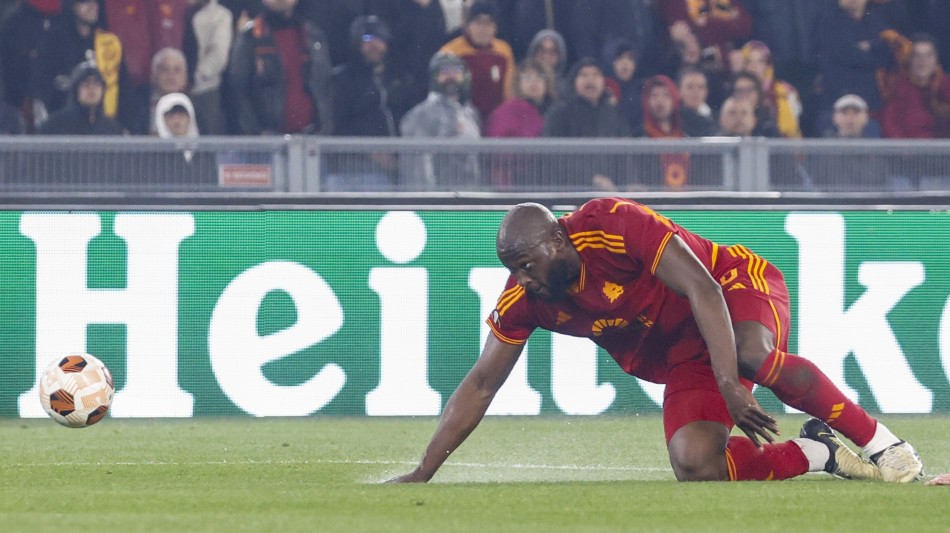 Roma: problema muscolare per Lukaku, oggi non si &egrave; allenato