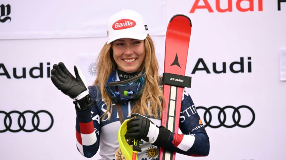 Ski: Shiffrin termine la saison en trombe, No&euml;l 2e mais d&eacute;&ccedil;u