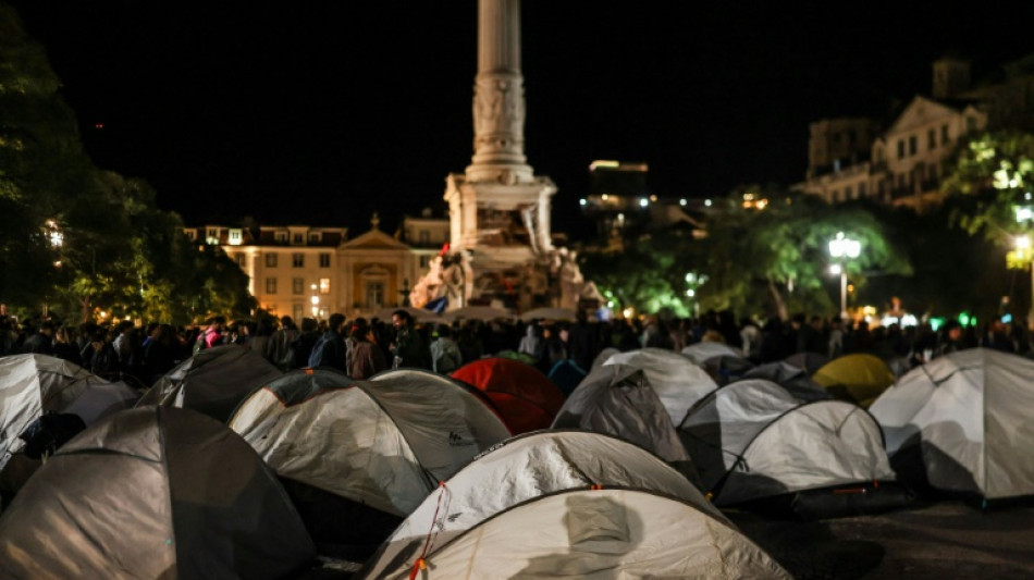 Polizei r&auml;umt in Lissabon Protestlager gegen Wohnungsnot - 55 Festnahmen