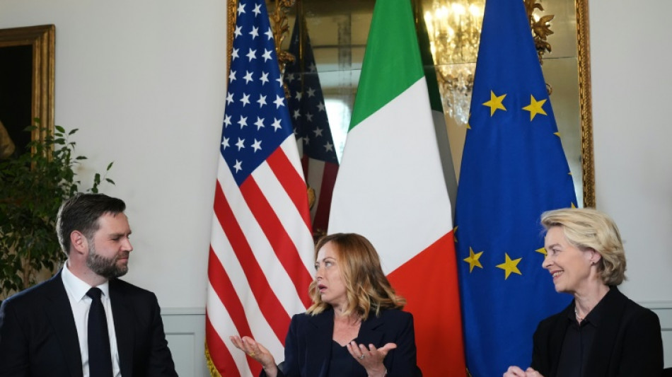 Vance y Von der Leyen discuten sobre aranceles en Roma