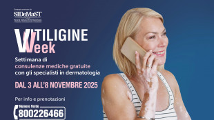 Dal 3 all'8 novembre, torna Vitiligine Week in tutta Italia