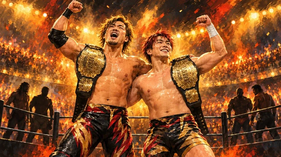 情熱MAXが3WAY戦を制しGHCタッグ王座V3、遠藤哲哉組が挑戦表明