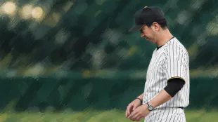 阪神、七回まで無得点　甲子園で巨人同点の速報にどよめき