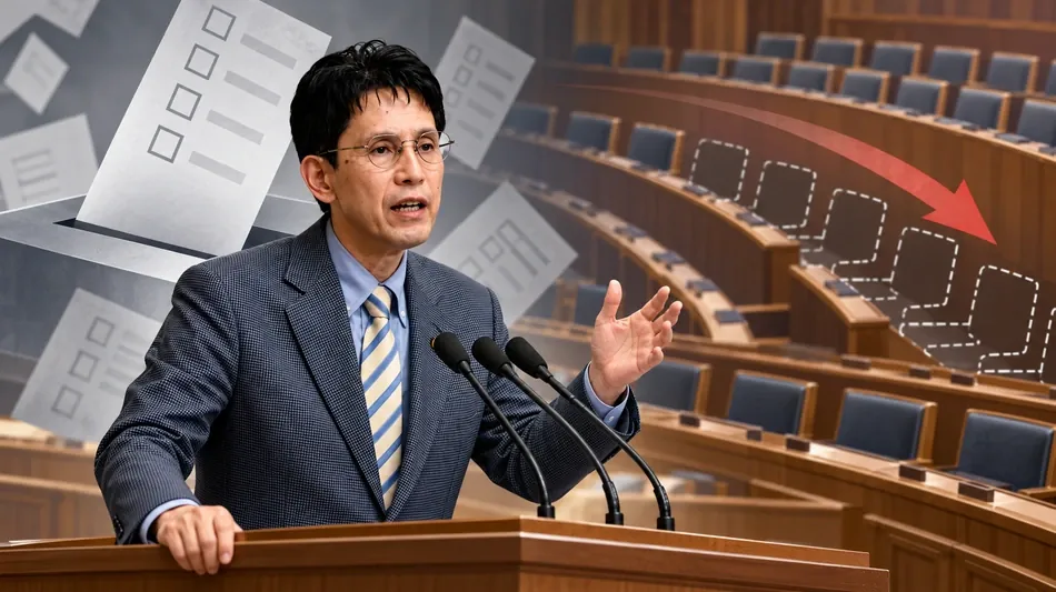 民主改革の会、比例代表31議席削減の修正案に反対