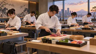 すし職人の待遇上昇、若手ホワイトカラーも週末修業へ