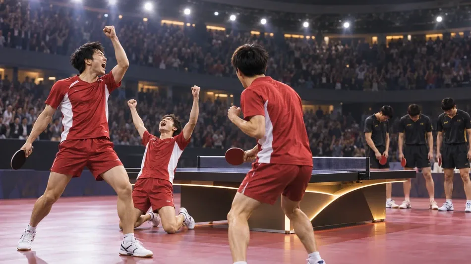 卓球男子団体、日本が中国を破り60年ぶりアジア大会優勝