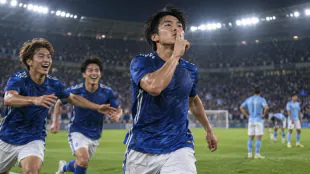 塩貝健人、代表初得点後のポーズに込めた思いを説明