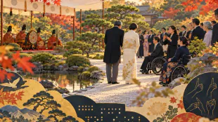 両陛下が秋の園遊会を主催　高知訪問では障害者や生徒らと交流