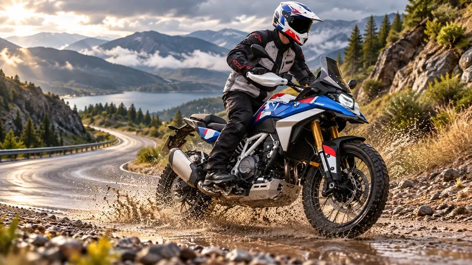 BMW F450GSを試乗　小型車体に受け継がれたGSの走破性