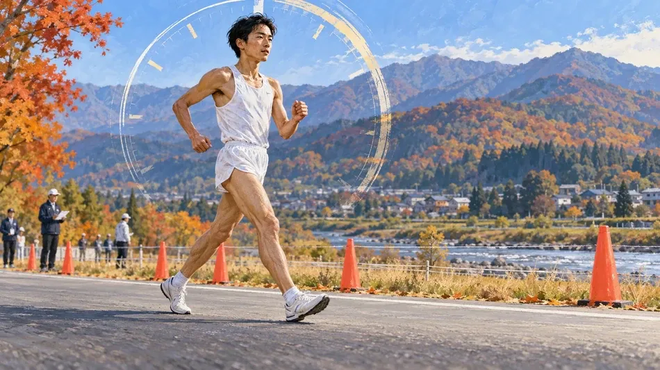 川野将虎が2時間55分14秒、男子マラソン競歩の初代世界記録