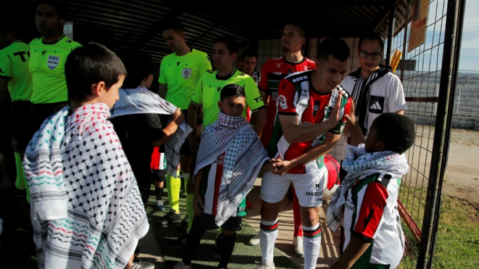 "En memoria de los que ya no est&aacute;n", el club de f&uacute;tbol Palestino de Chile homenajea a v&iacute;ctimas palestinas