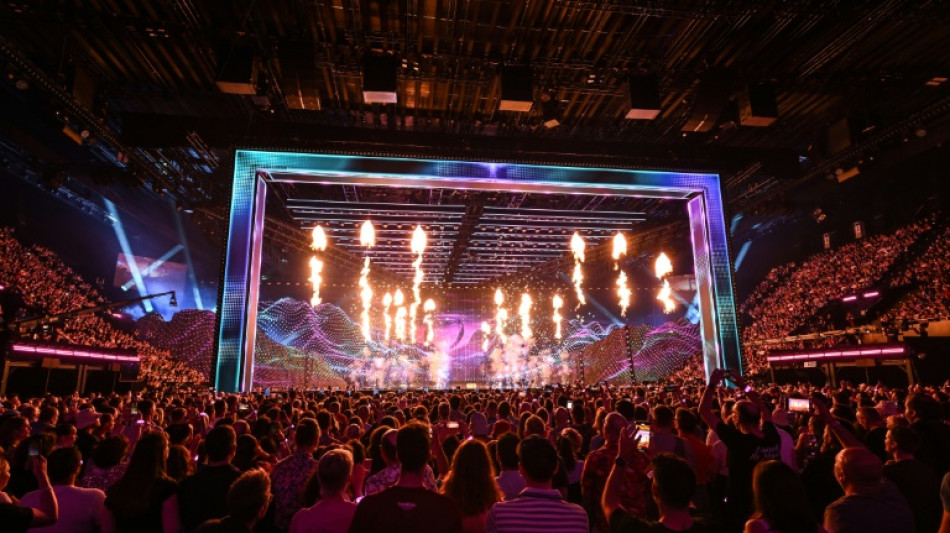 Showtime as Eurovision Song Contest final begins