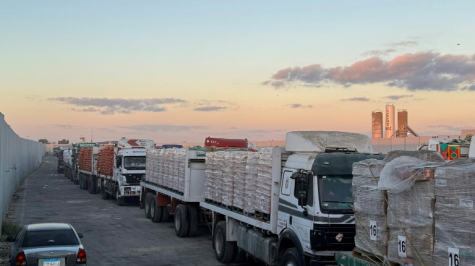 Medien: Grenz&uuml;bergang Rafah wird ge&ouml;ffnet - 600 Lkw sollen Hilfe in Gazastreifen bringen 