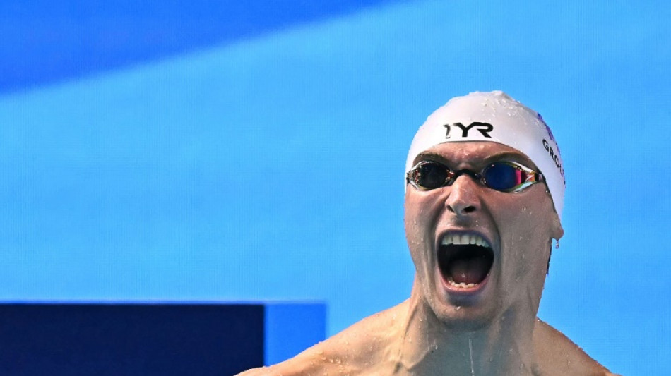 Mondiaux de natation: deuxième titre de la semaine pour Maxime Grousset, en or sur 100 m papillon 