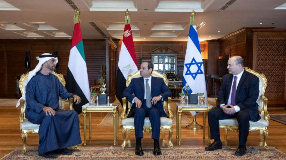 El presidente de Egipto se re&uacute;ne con los l&iacute;deres de Israel y Emiratos