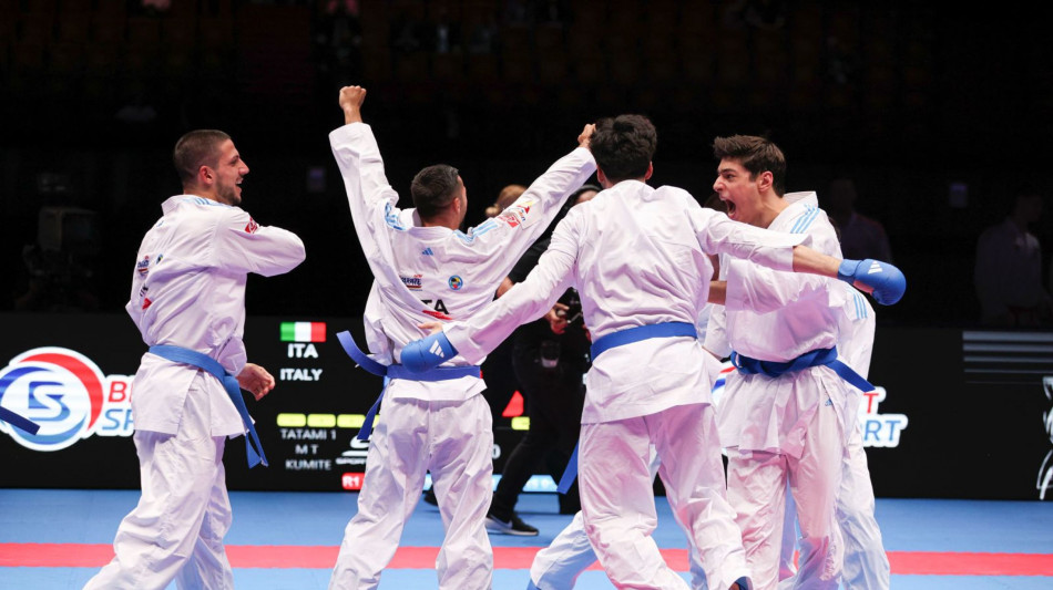 Karate: Italia campione d'Europa nel kumite